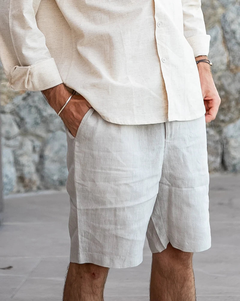 Cream Breeze Shorts